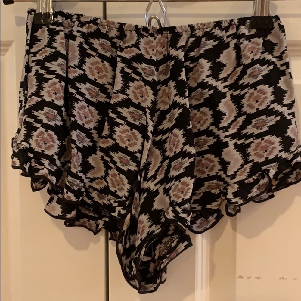 Brandy Melville Flowy Print Shorts